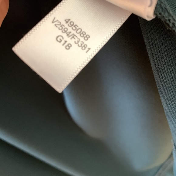 Lands' End Swing Skirt Dress Size Medium Dark Green - Picture 9 of 12